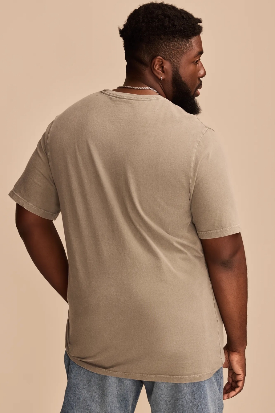 BIG & TALL LUCKY'S LOUNGE TEE — STEEL GRAY — image 4