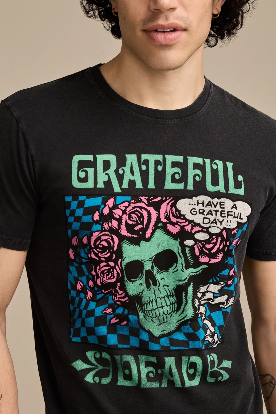 GRATEFUL DEAD NEON TEE — MOONLESS NIGHT — image 2