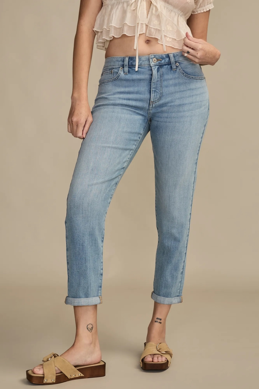 SIENNA SLIM BOYFRIEND — IMAGINED INDIGO WASH — image 2