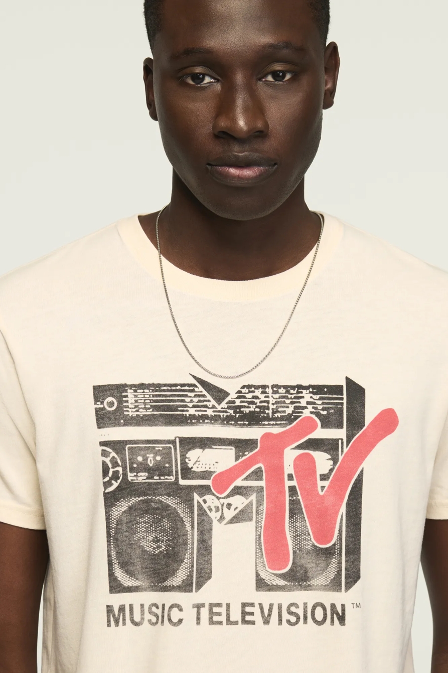 MTV BOOM BOX TEE — NEW BIRCH — image 2