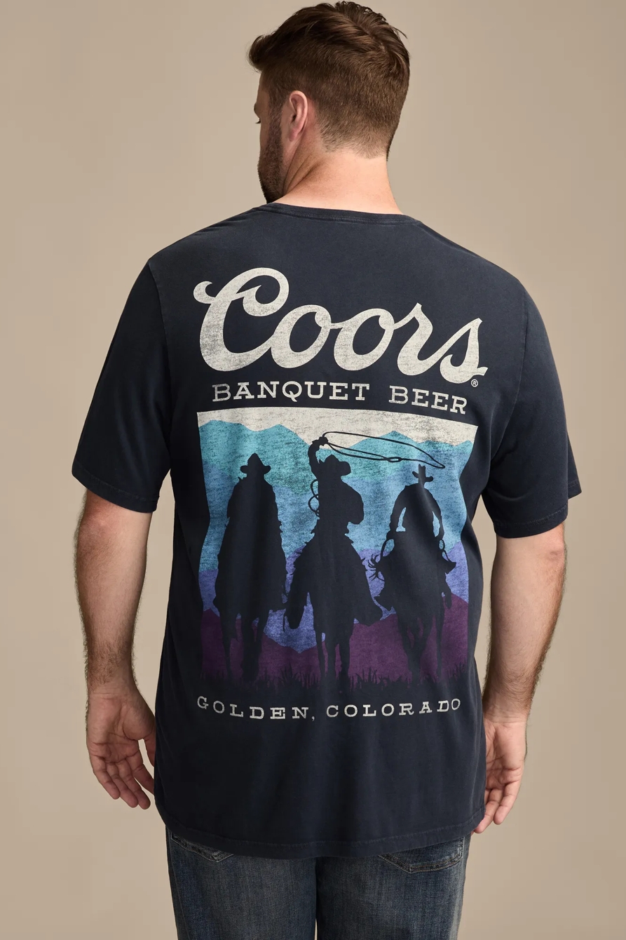 BIG & TALL COOR COWBOYS TEE — TOTAL ECLIPSE — image 1