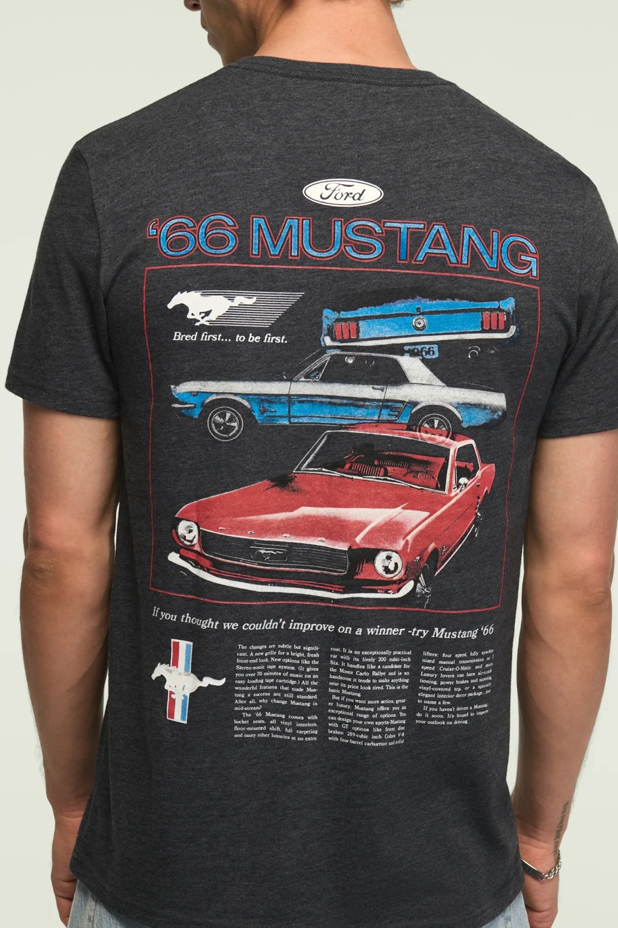 FORD MUSTANG TEE — JET BLACK — image 3