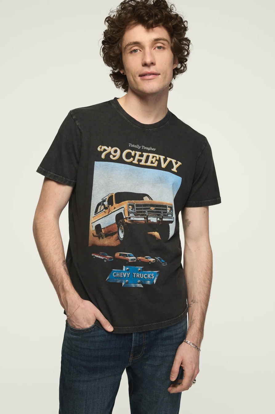 CHEVY TRUCKS TEE — JET BLACK — image 1