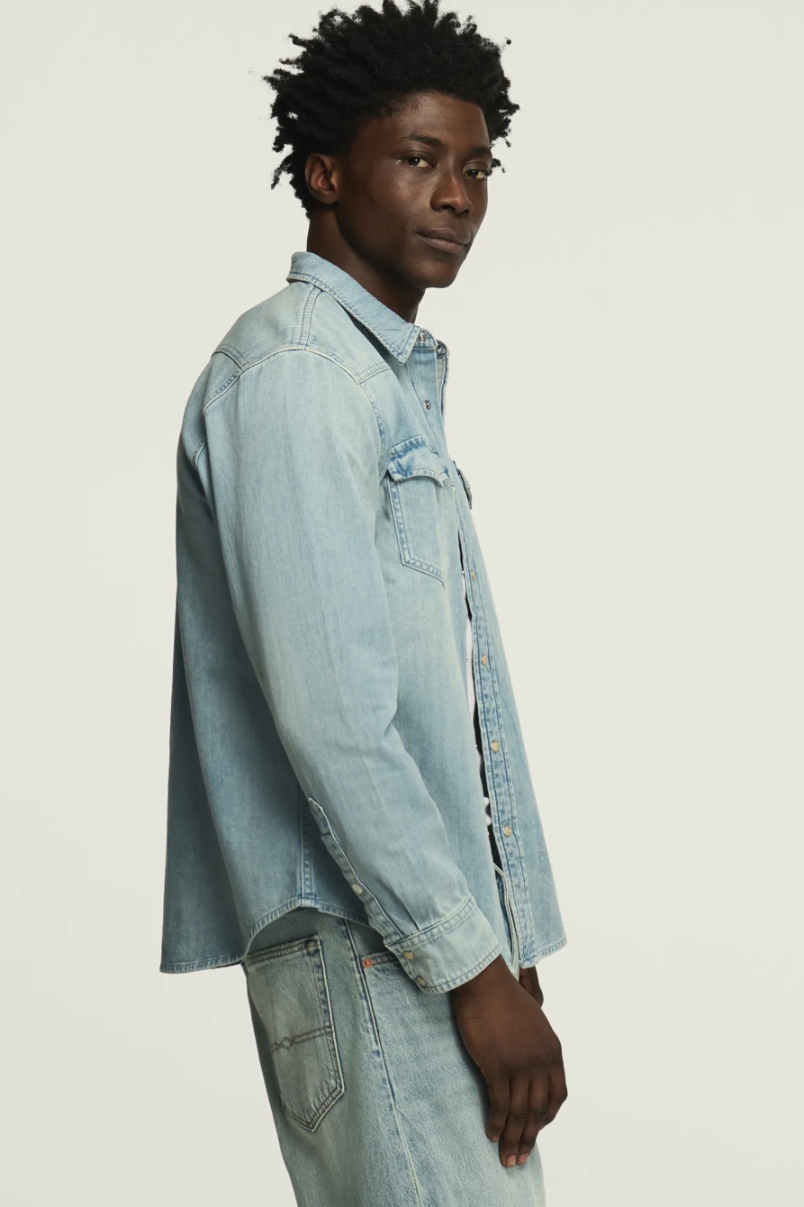 DENIM WESTERN SHIRT — OLD GLORY — image 4