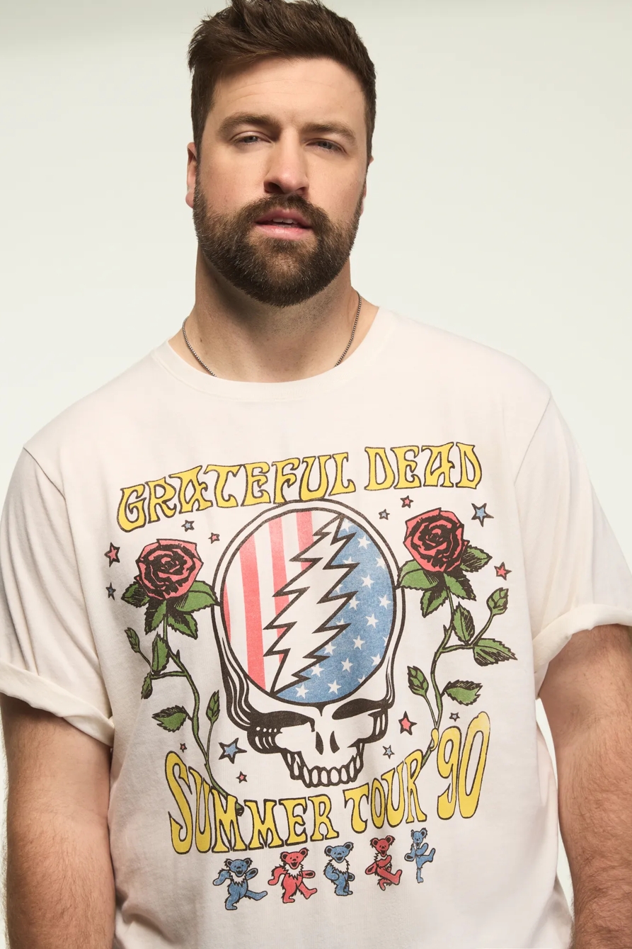 Big & Tall GRATEFUL DEAD AMERICA — LILY WHITE — image 2