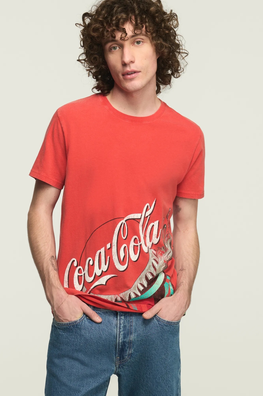 COCA-COLA BOTTLE CAP TEE — FIERY RED — image 1