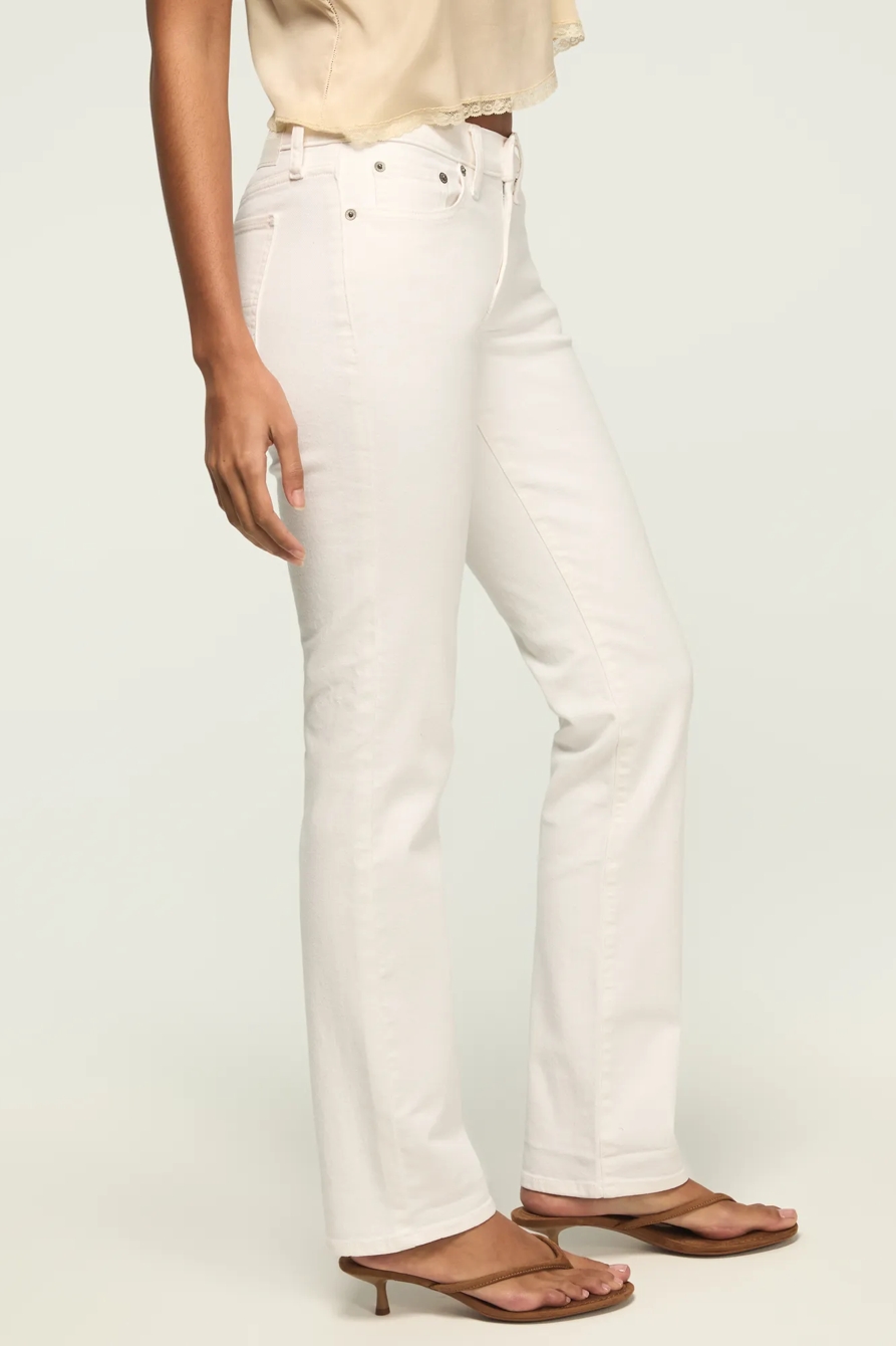 MID RISE SWEET STRAIGHT — BRIGHT WHITE — image 5