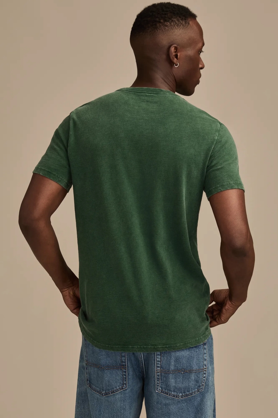 LUCKY ATHLETICS TEE — DARK GREEN — image 3