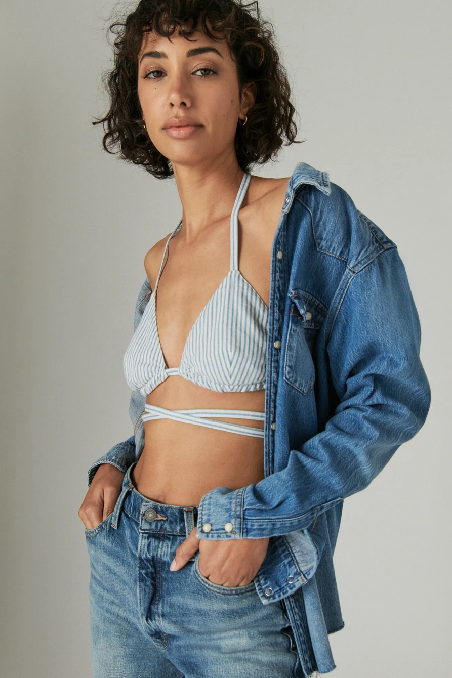STRIPED BRA TOP — ON TRACK — image 6