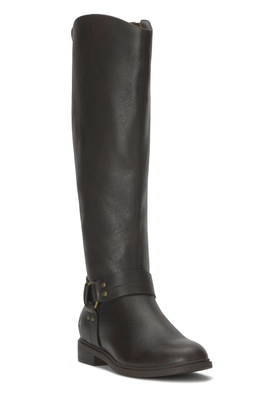 HAMILA RIDING BOOT — DARK BROWN — image 1