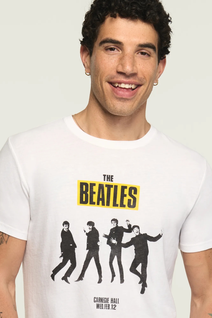 THE BEATLES CARNEGIE TEE — BRIGHT WHITE — image 2