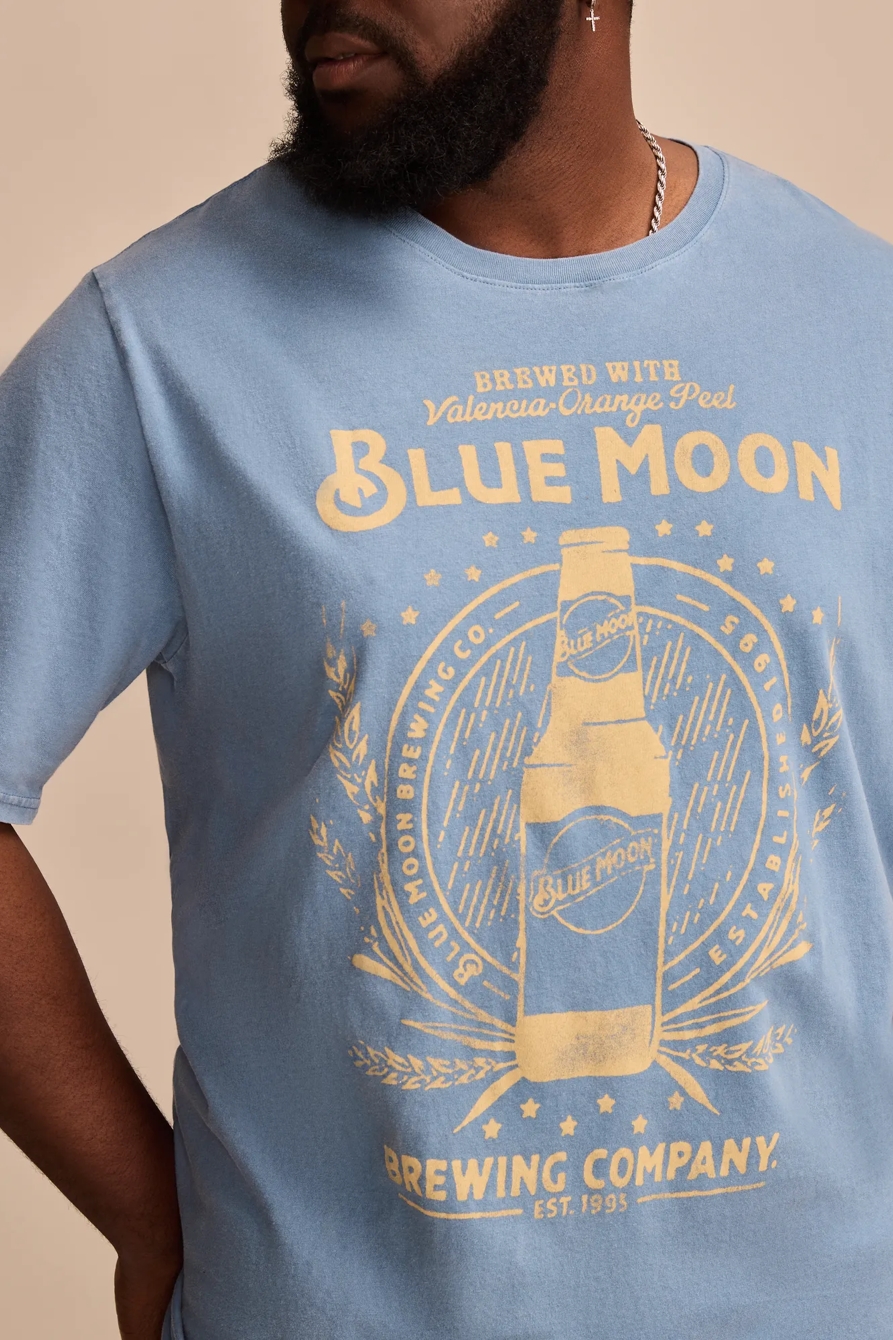 BIG & TALL BLUE MOON TEE — BLUE HEAVEN — image 2