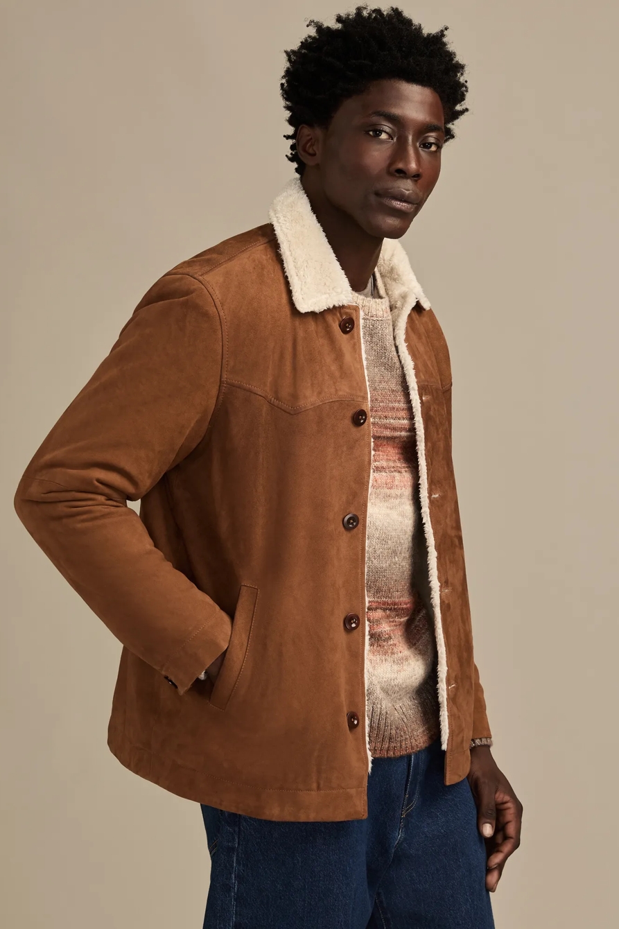 SHERPA RANCH COAT — DARK TAN — image 4