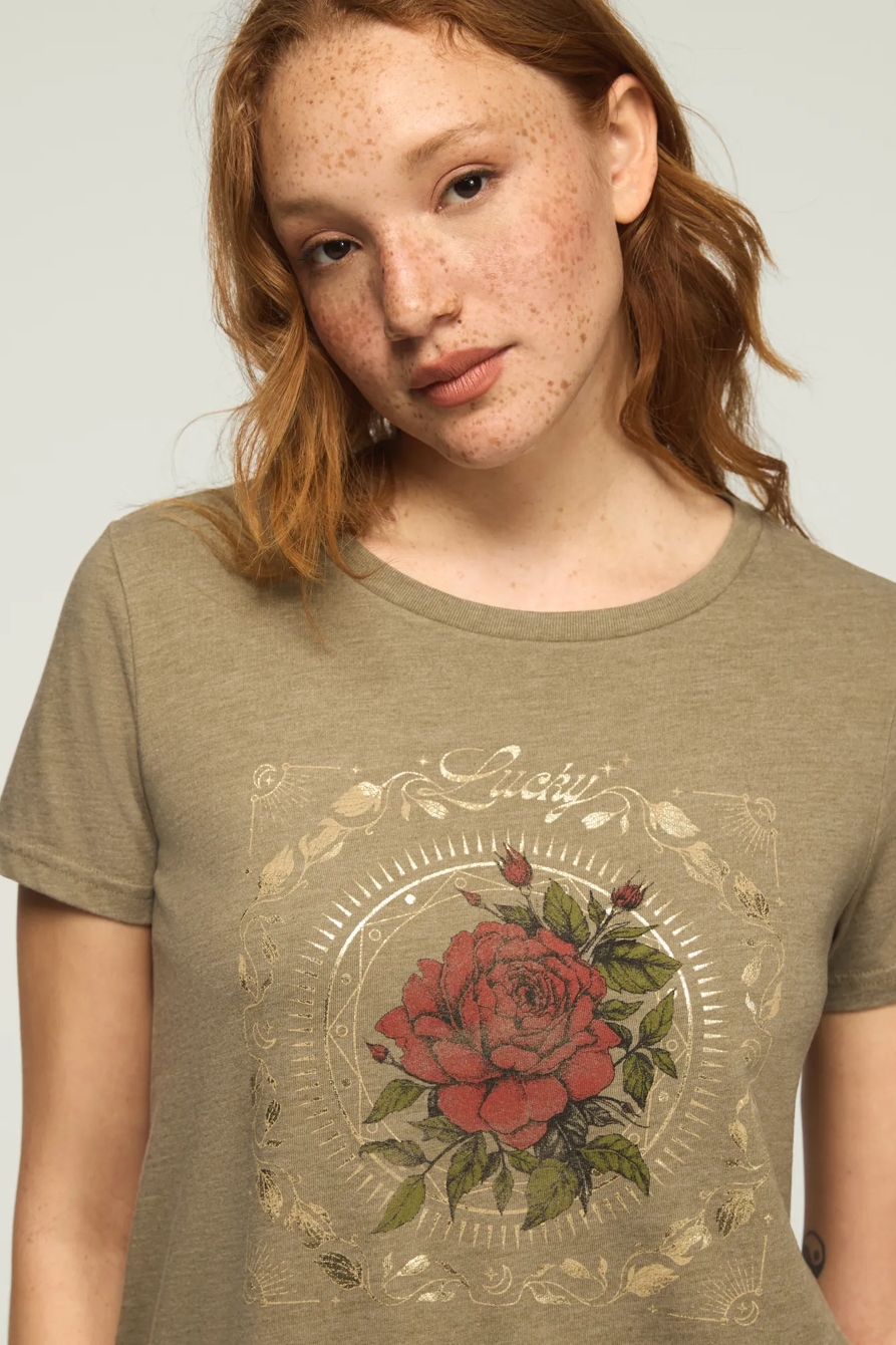 ROSE FRAME CLASSIC CREW — DUSKY GREEN — image 2