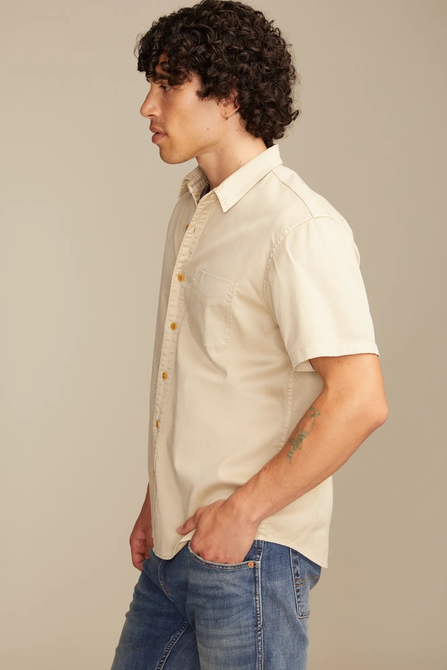SHORT SLEEVE SAN GABRIEL SHIRT — PELICAN — image 4