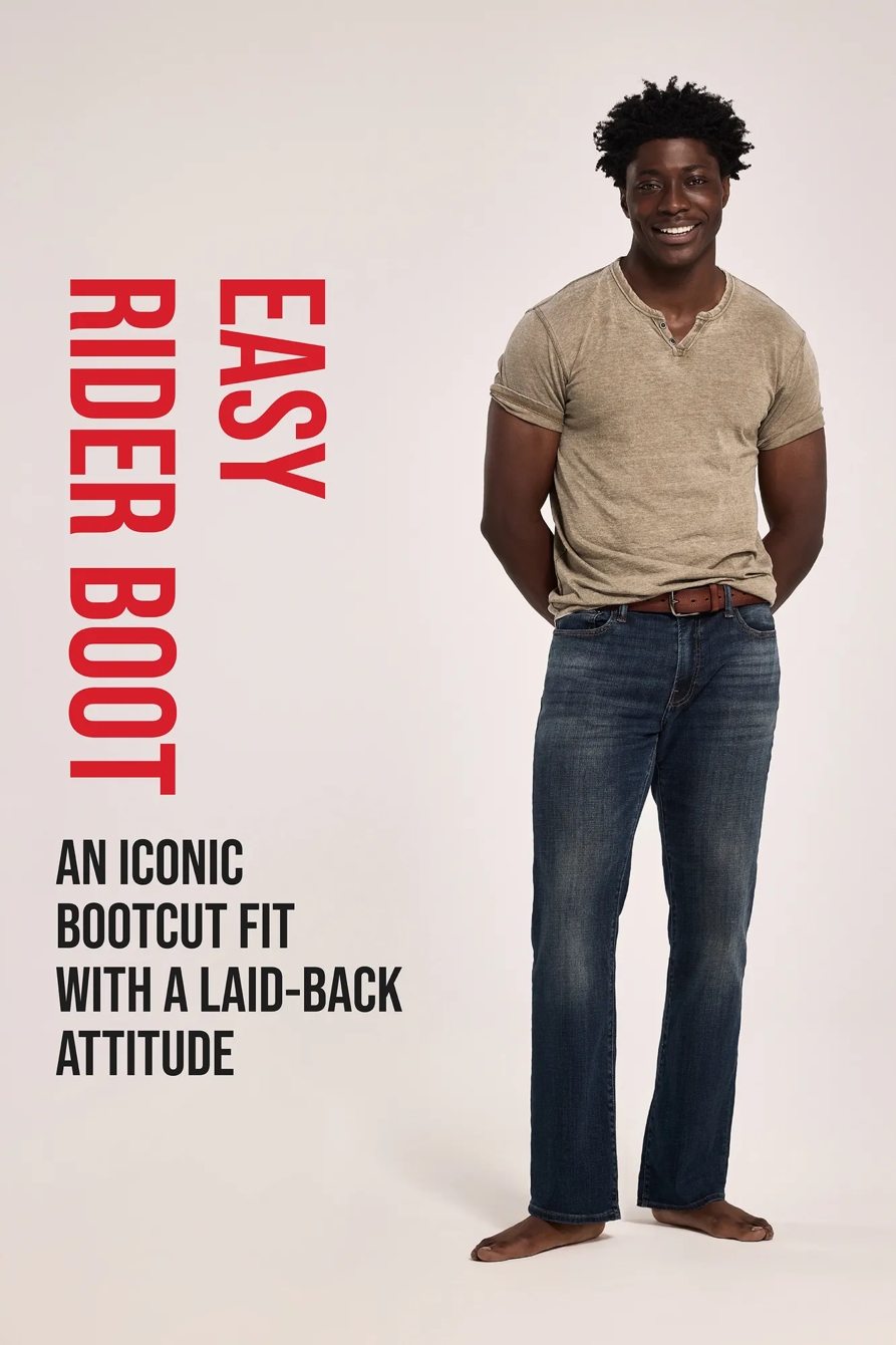 Easy Rider Boot Premium Coolmax Stretch Jean — POLARIS — image 5