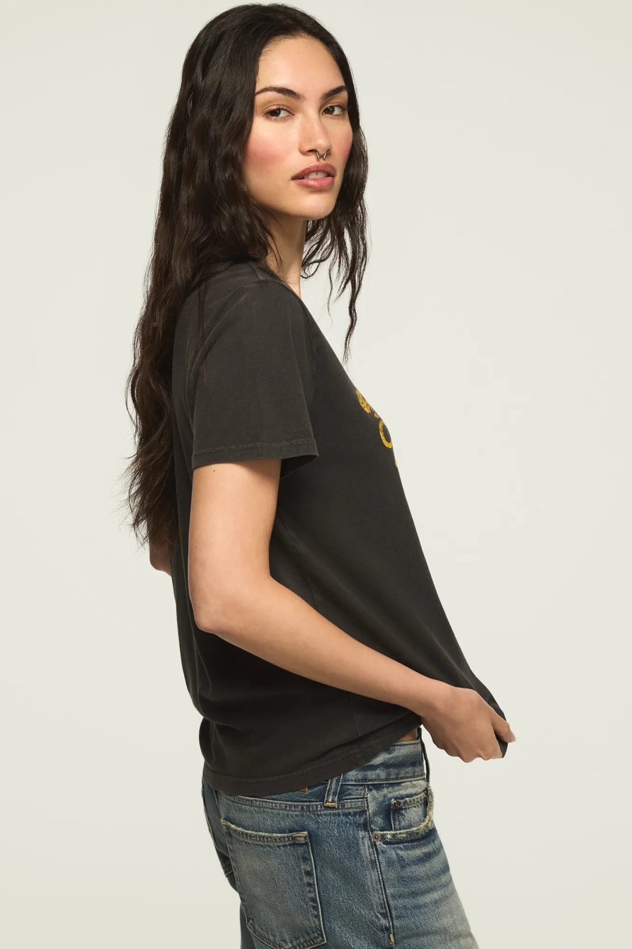 LUCKY ROSE MOTO CLASSIC CREW — JET BLACK — image 4
