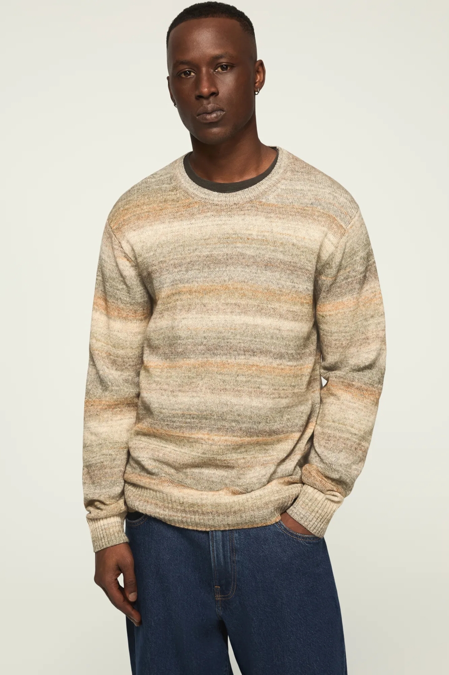 SPACE DYE CREW NECK — MULTI COMBO — image 1