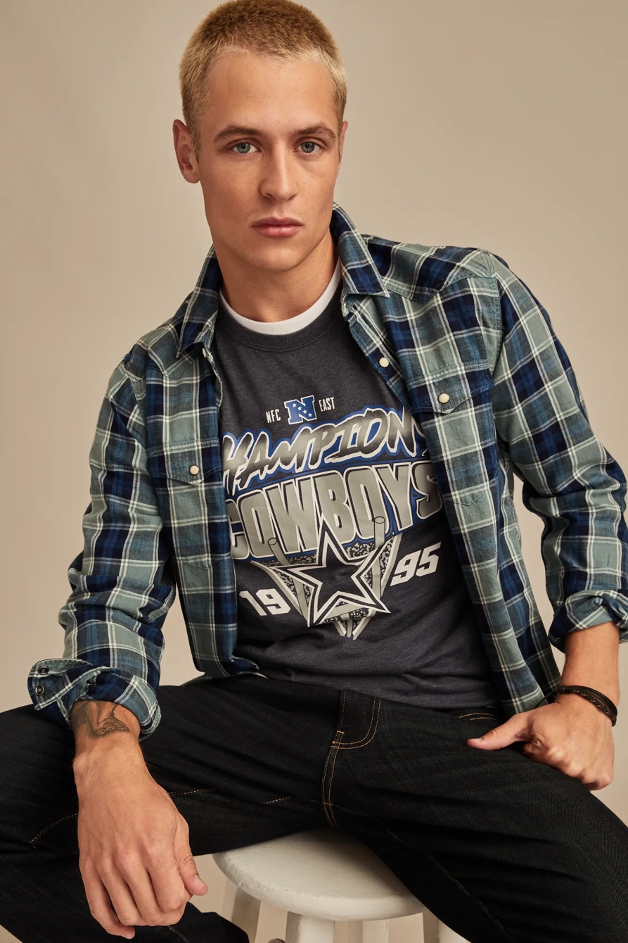 DALLAS COWBOYS GRAPHIC TEE — #437 NAVY — image 4