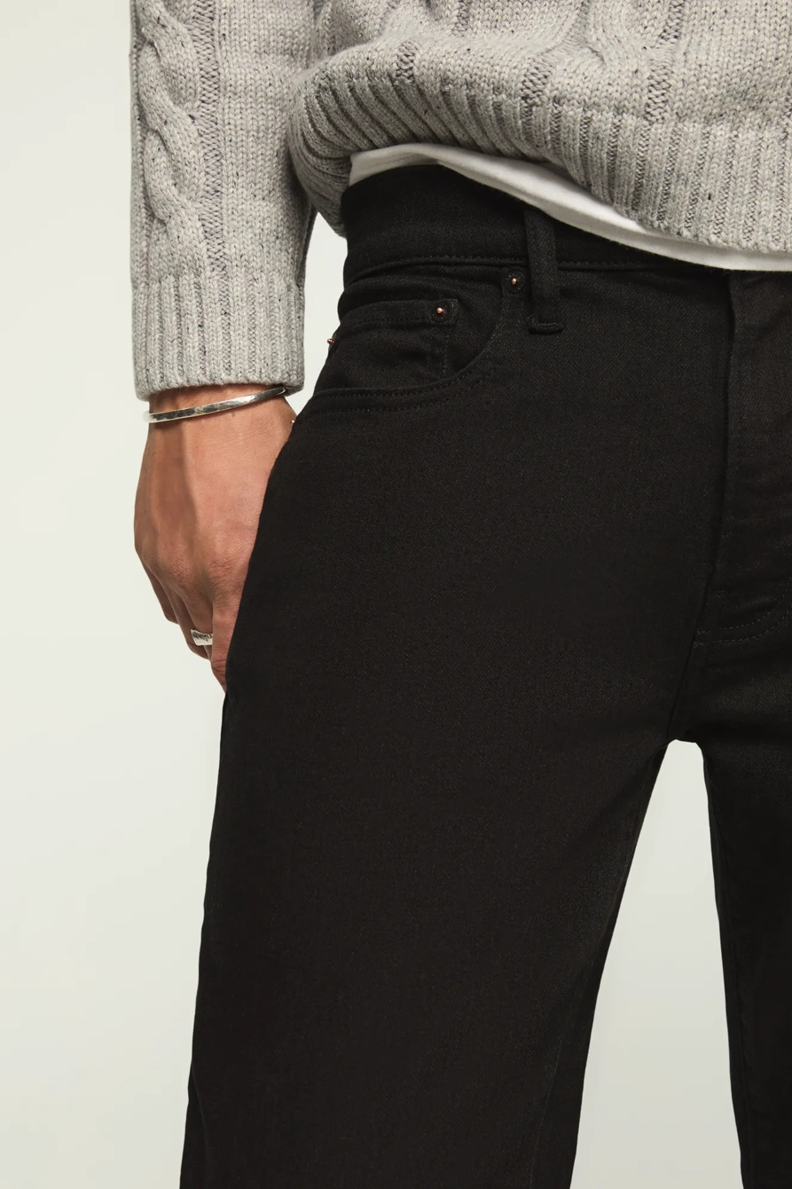 223 STRAIGHT ADVANCED STRETCH JEAN — BLACK RINSE — image 6