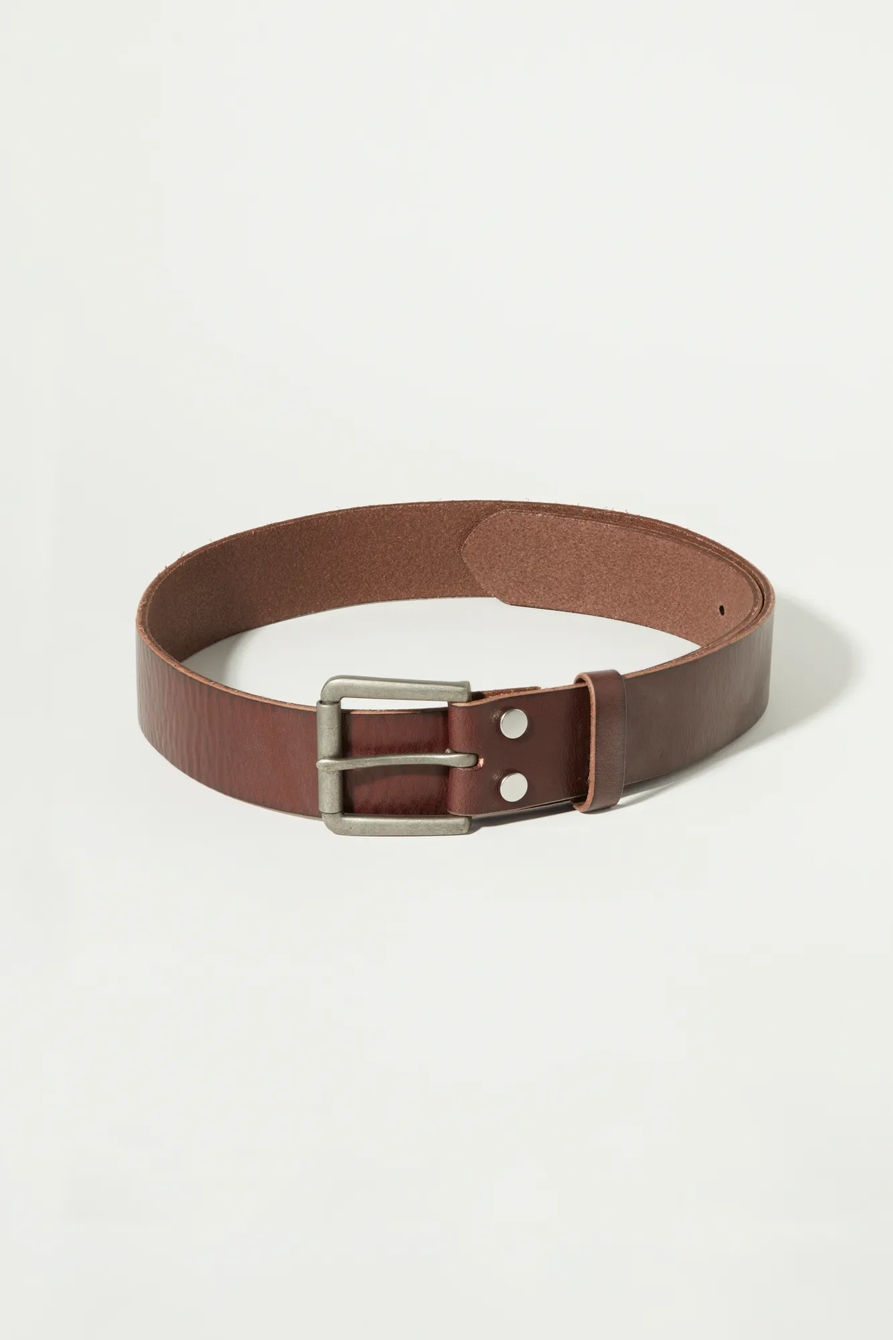 HIGHLAND LEATHER BELT — CHOCOLATE — image 2