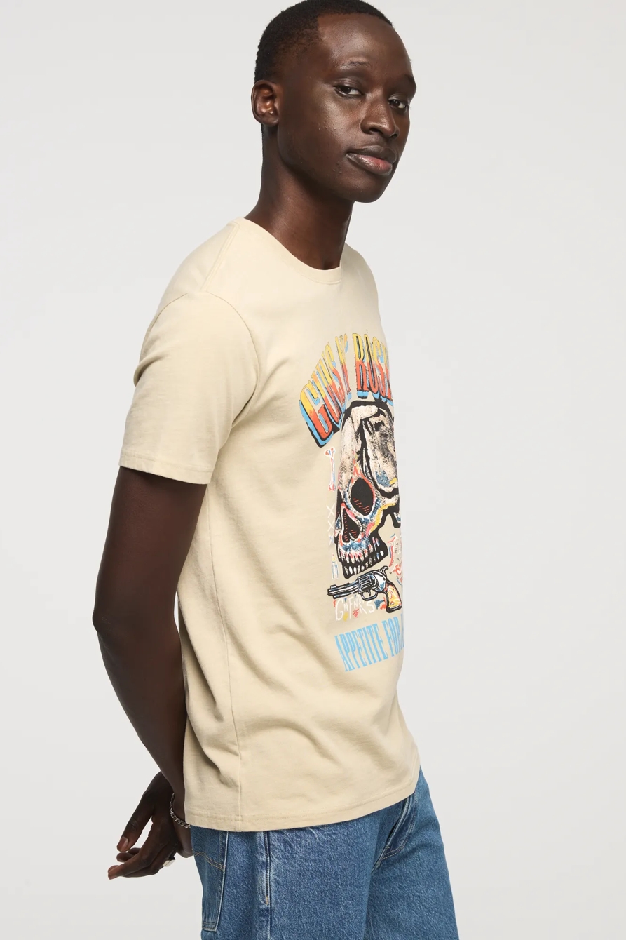 GUNS N ROSES PAINTED TEE — EUCALYPTUS — image 4