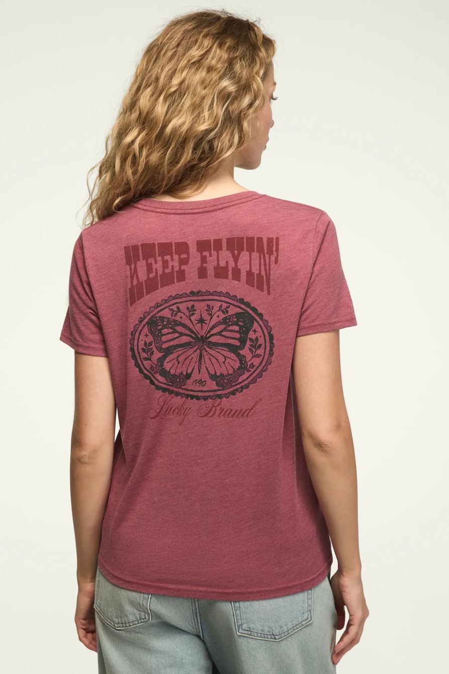 KEEP FLYIN CLASSIC CREW — Dry Rose — image 3