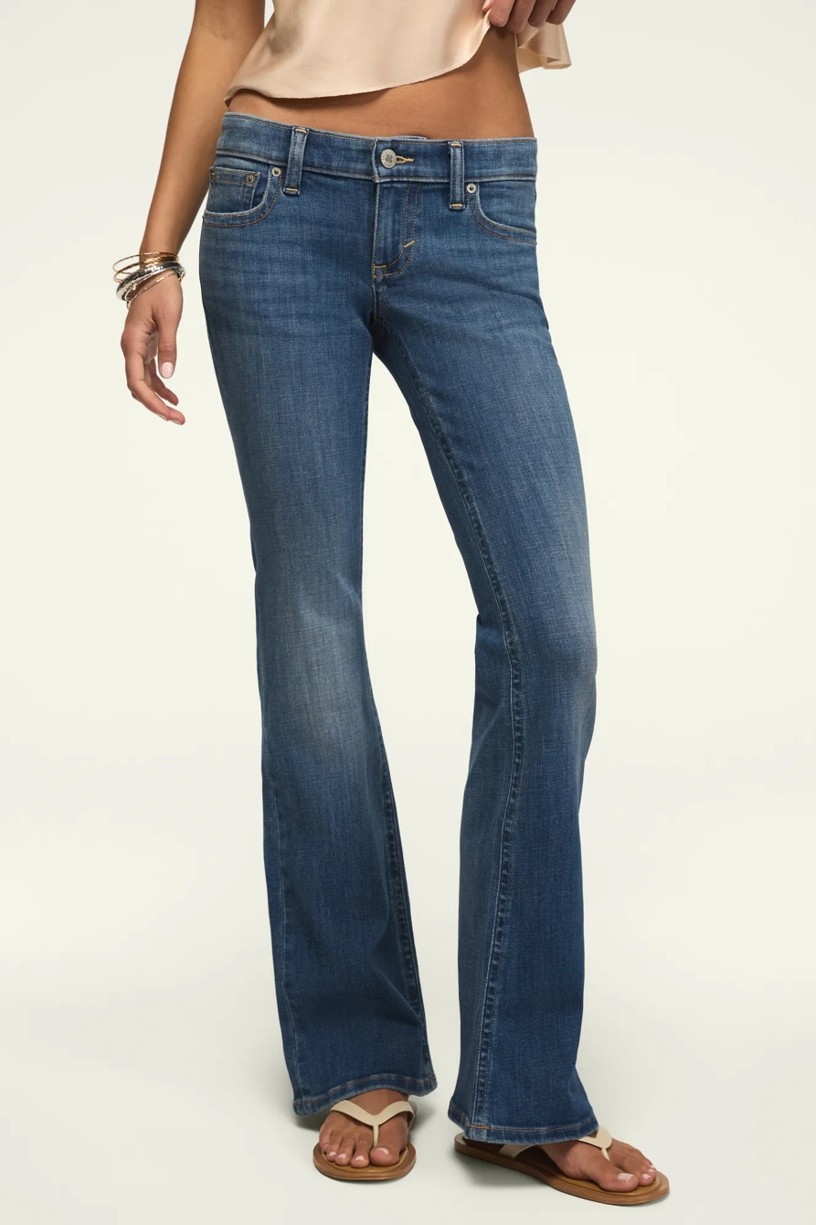 LUCKY LEGEND LOW RISE FLARE — DANCE PARTY WASH — image 3
