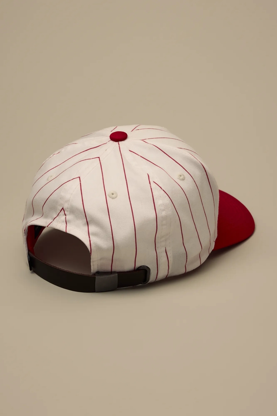 PINSTRIPE COCA COLA BASEBALL HAT — MULTI — image 3