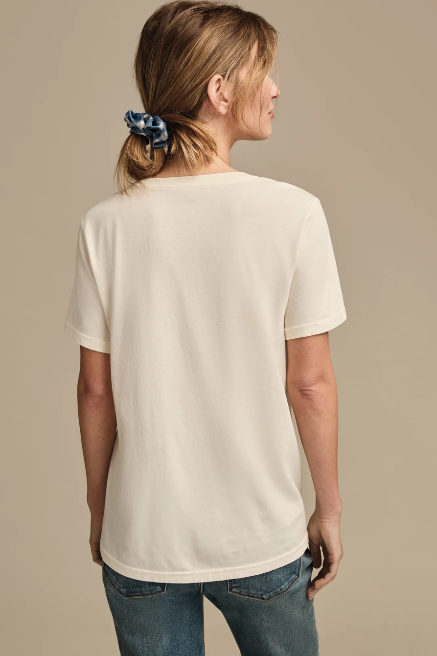 FLORAL VASE CLASSIC CREW — CANOLI CREAM — image 3