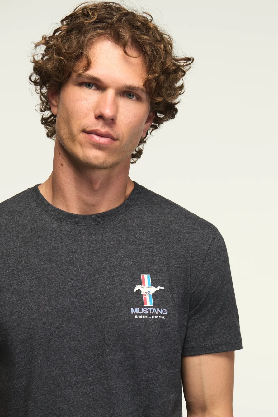 FORD MUSTANG TEE — JET BLACK — image 2