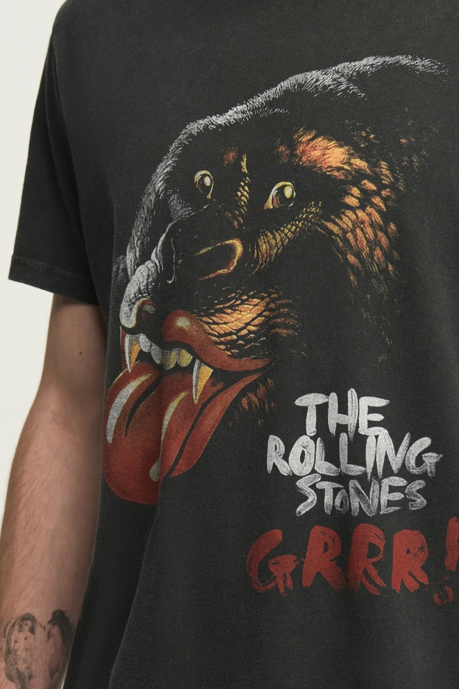 ROLLING STONES GRRR TEE — JET BLACK — image 2