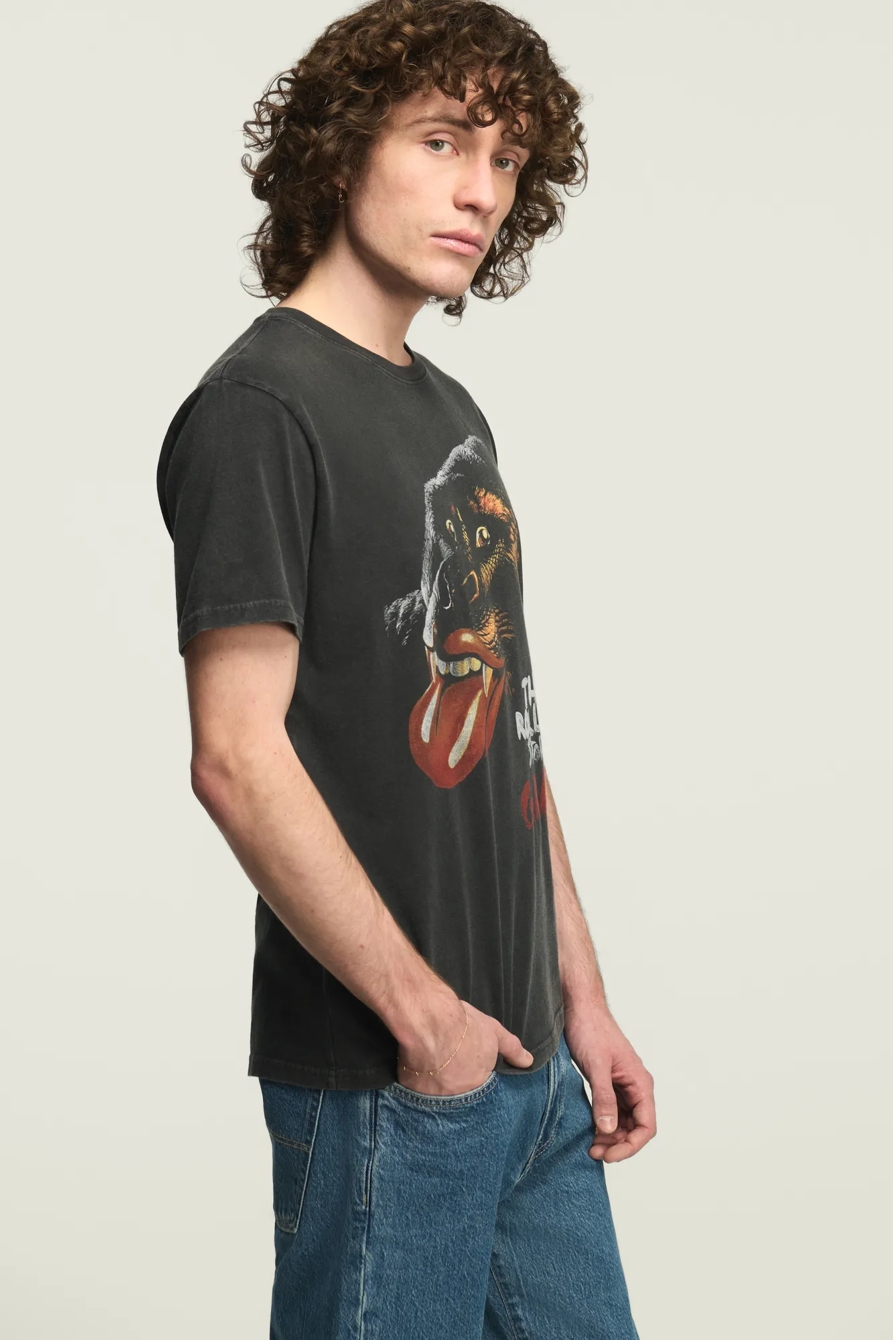 ROLLING STONES GRRR TEE — JET BLACK — image 4