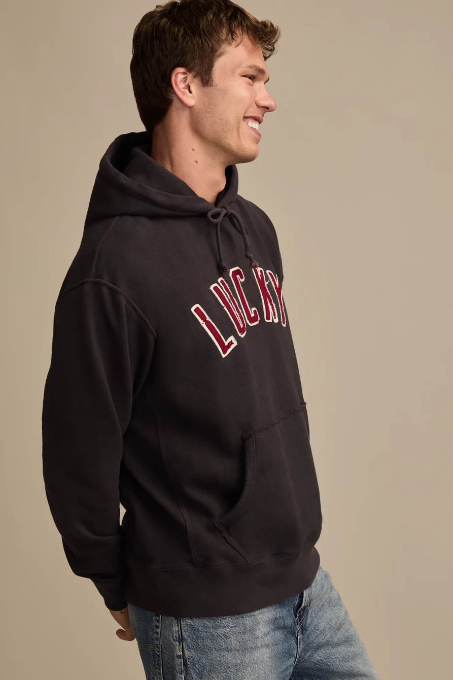 LUCKY ARCH HOODIE — NAVY — image 4