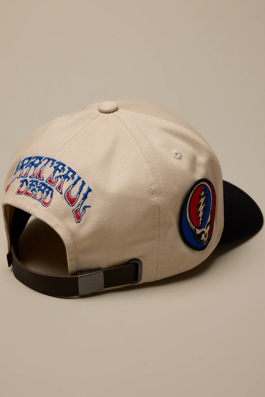 GRATEFUL DEAD SKULL BASEBALL HAT — MULTI — image 2