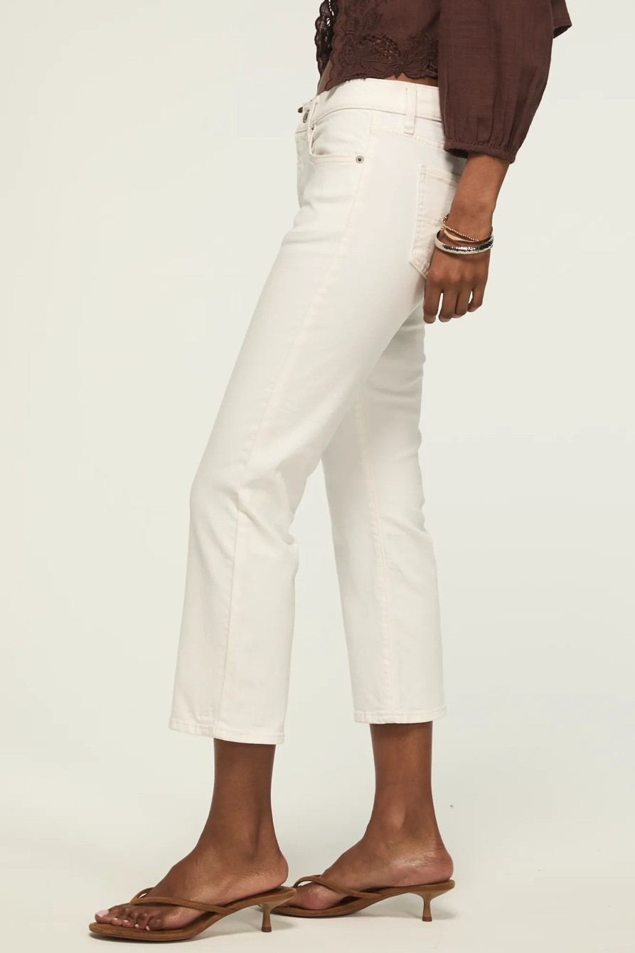 Mid Rise Sweet Crop — CLOUDY DAYS WASH — image 5