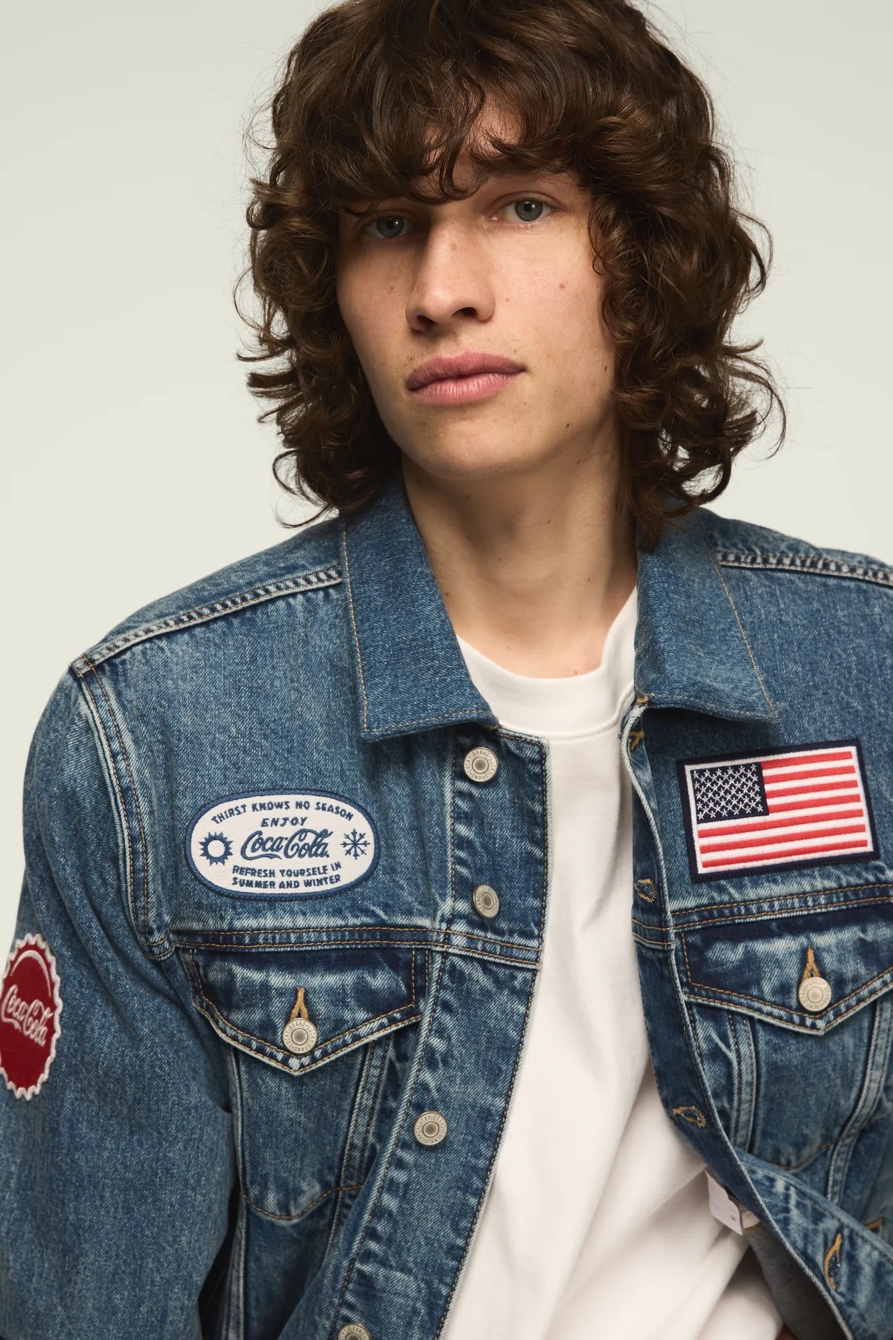 COCA COLA DENIM TRUCKER JACKET — FEEL THE POP — image 5