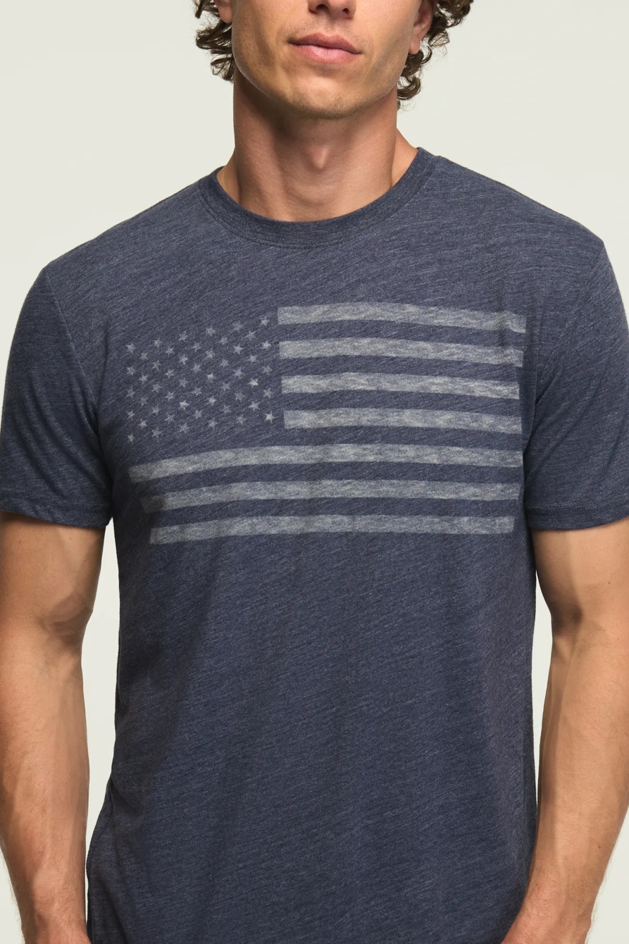 U.S.A. FLAG TEE — AMERICAN NAVY — image 2