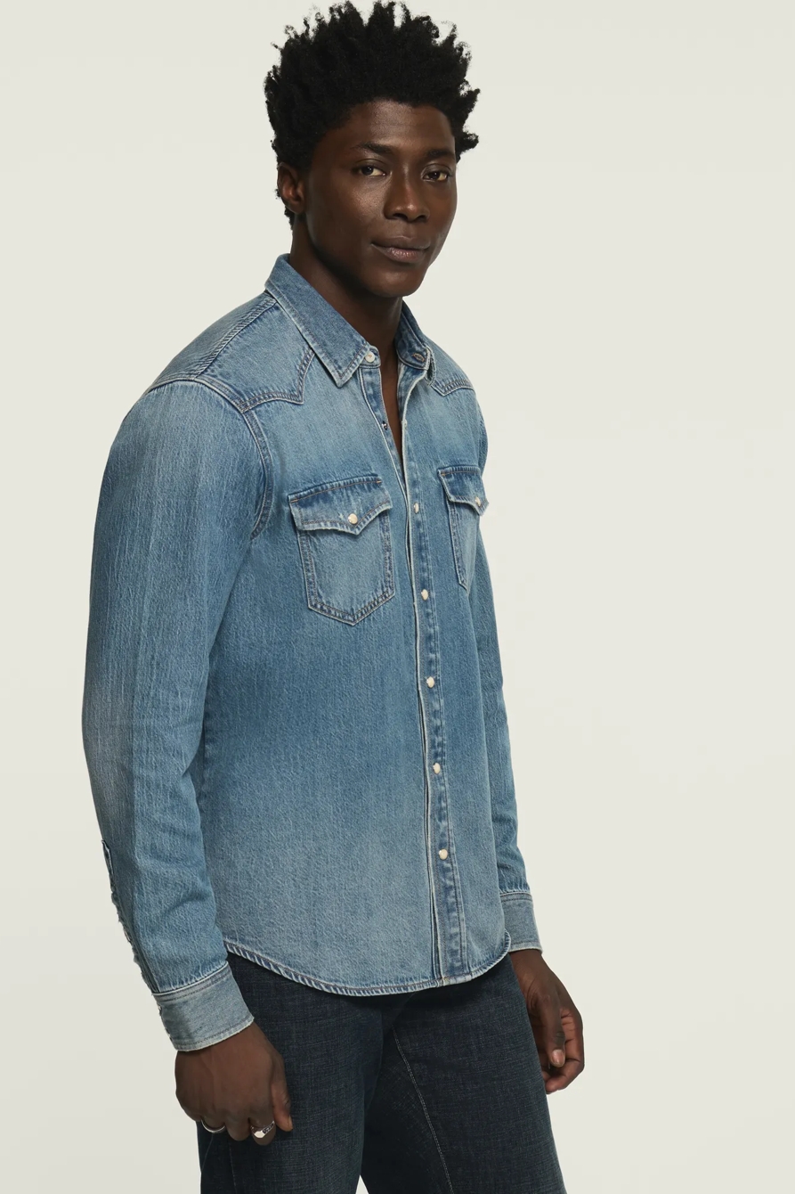 DENIM WESTERN SHIRT — CROSSWIND — image 4