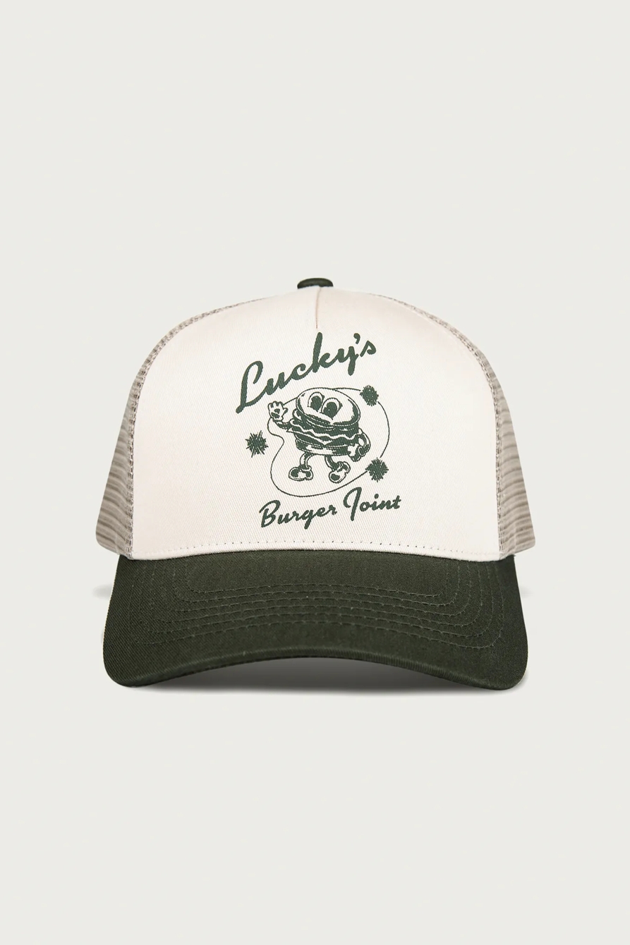 Luckys Burger Joint Trucker — LIGHT GREEN — image 4