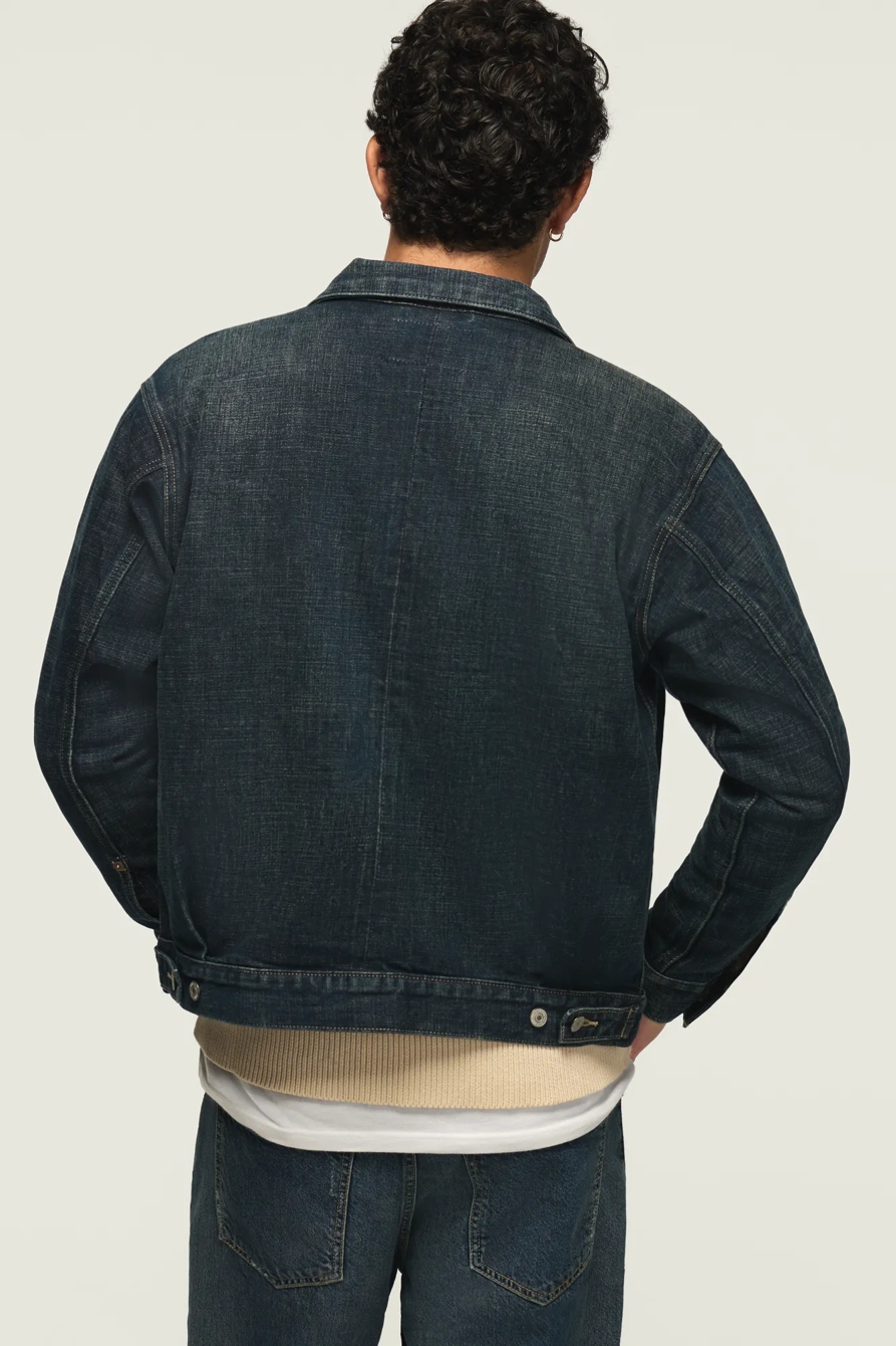 SELVEDGE DENIM JACKET — DUSTBORN — image 3