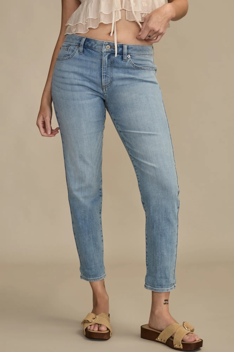 SIENNA SLIM BOYFRIEND — IMAGINED INDIGO WASH — image 3