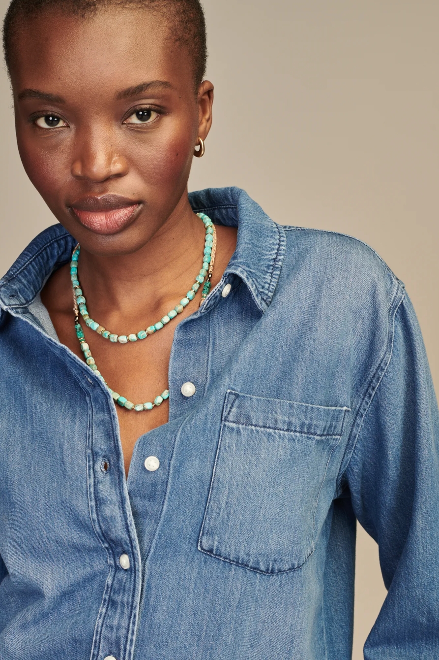 DENIM UTILITY SHIRT — BAYSIDE — image 2