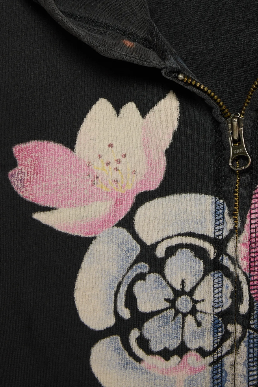 Lucky Brand Vintage Y2K Full Zip Hoodie — BLACK WASH — image 2