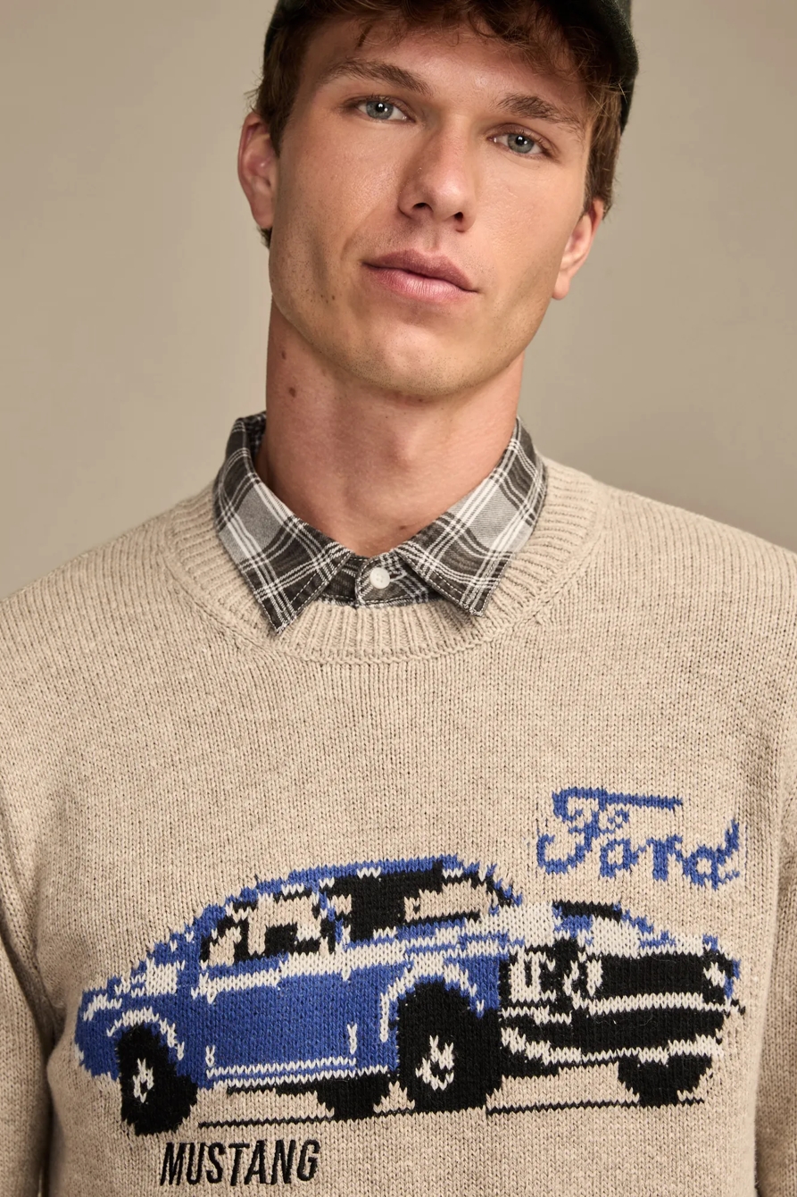 MUSTANG SWEATER — OATMEAL — image 2
