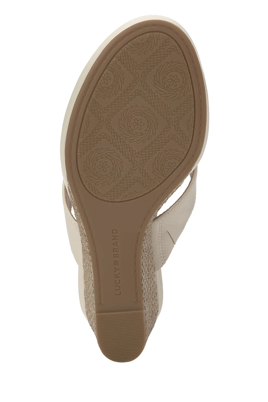 LAUREY THONG WEDGE — BUFF — image 6