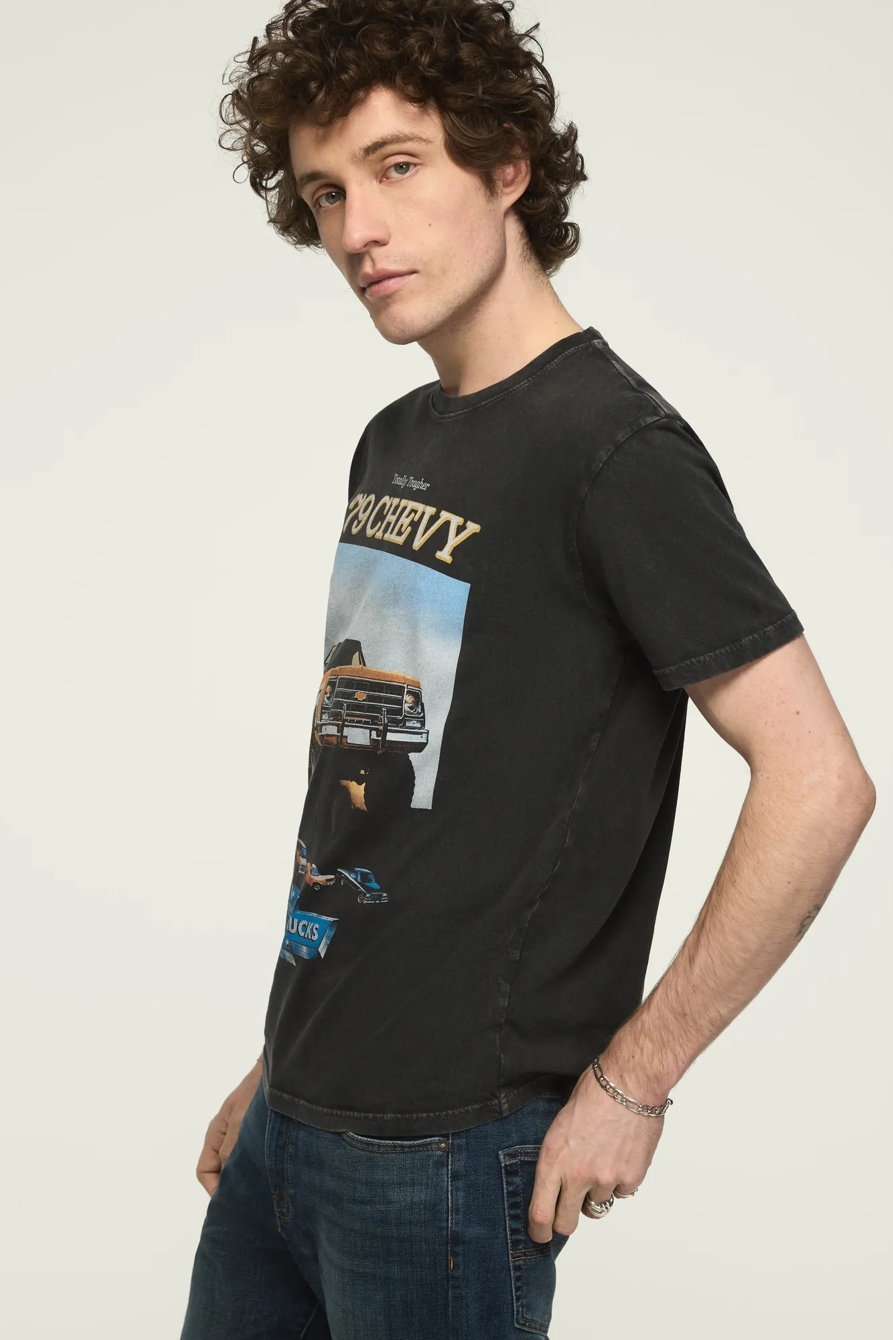 CHEVY TRUCKS TEE — JET BLACK — image 4