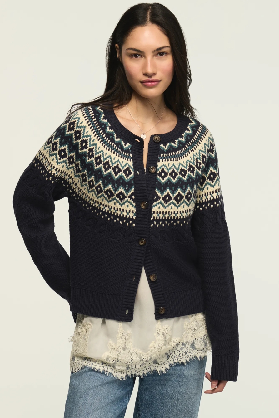 FAIR ISLE CARDIGAN — OVERTURE — image 1