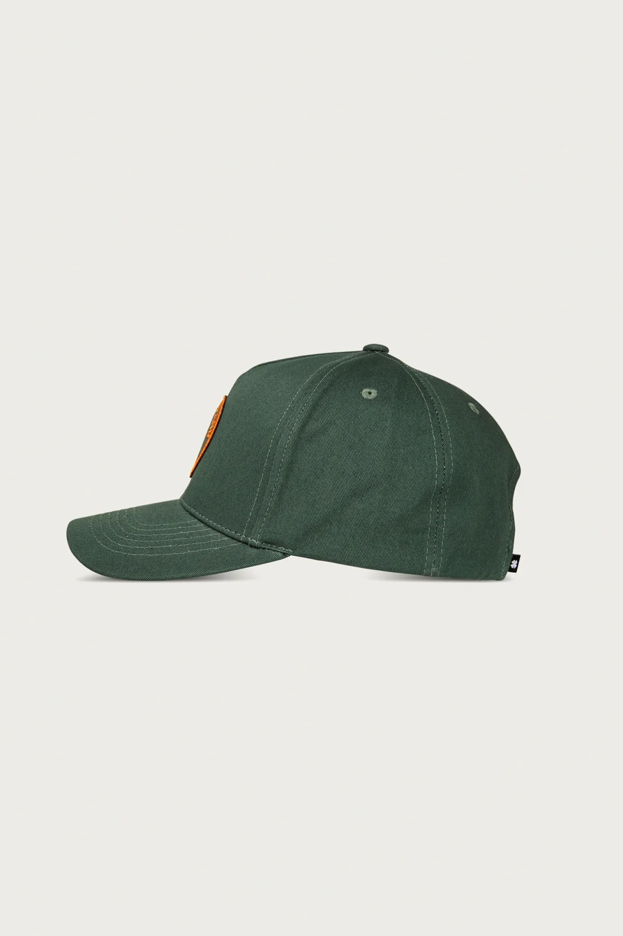 Lucky MFG Co. Embroidered Patch Hat — OPEN GREEN — image 5