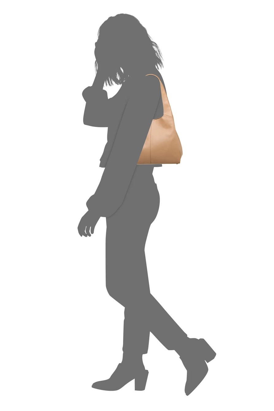 SURI VEGAN LEATHER  TOTE — BUTTERCREAM — image 4